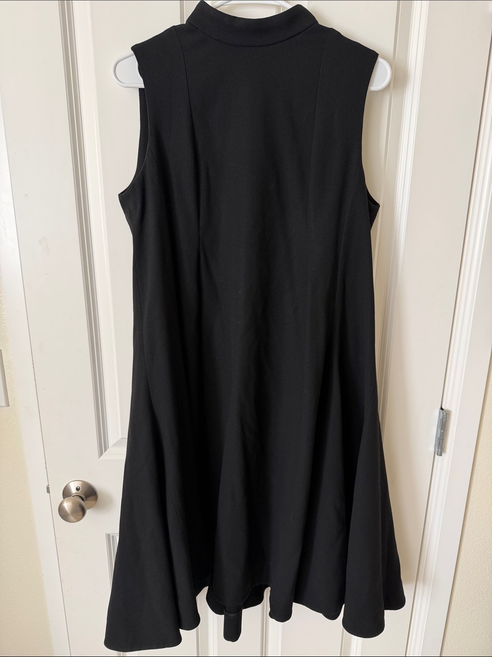 Vintage 2007 Yves Saint Laurent Black Sleeveless A-Line Mini Dress